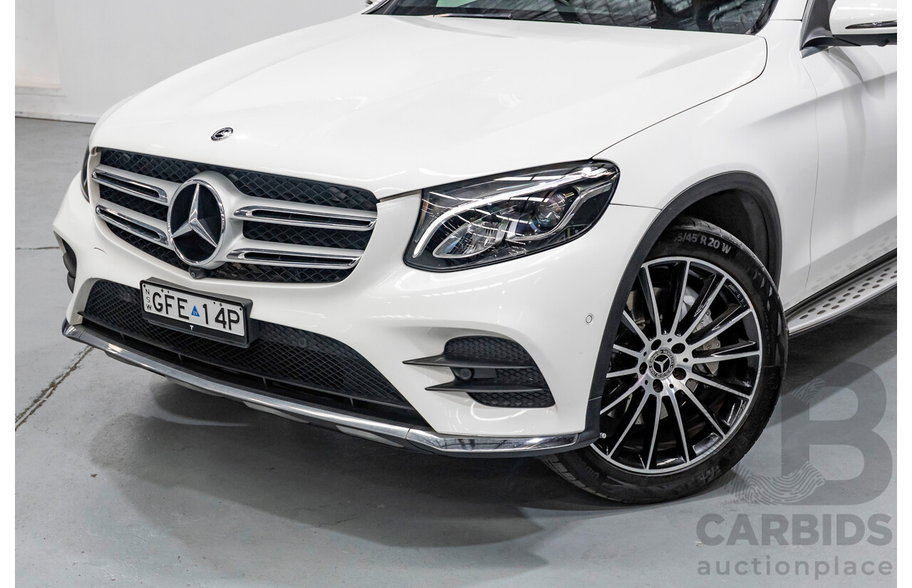 3/2019 Mercedes-Benz GLC 200 AMG Line (AWD) X253 MY19.5 4d Wagon Solid Colour Polar White Turbo 2.0L