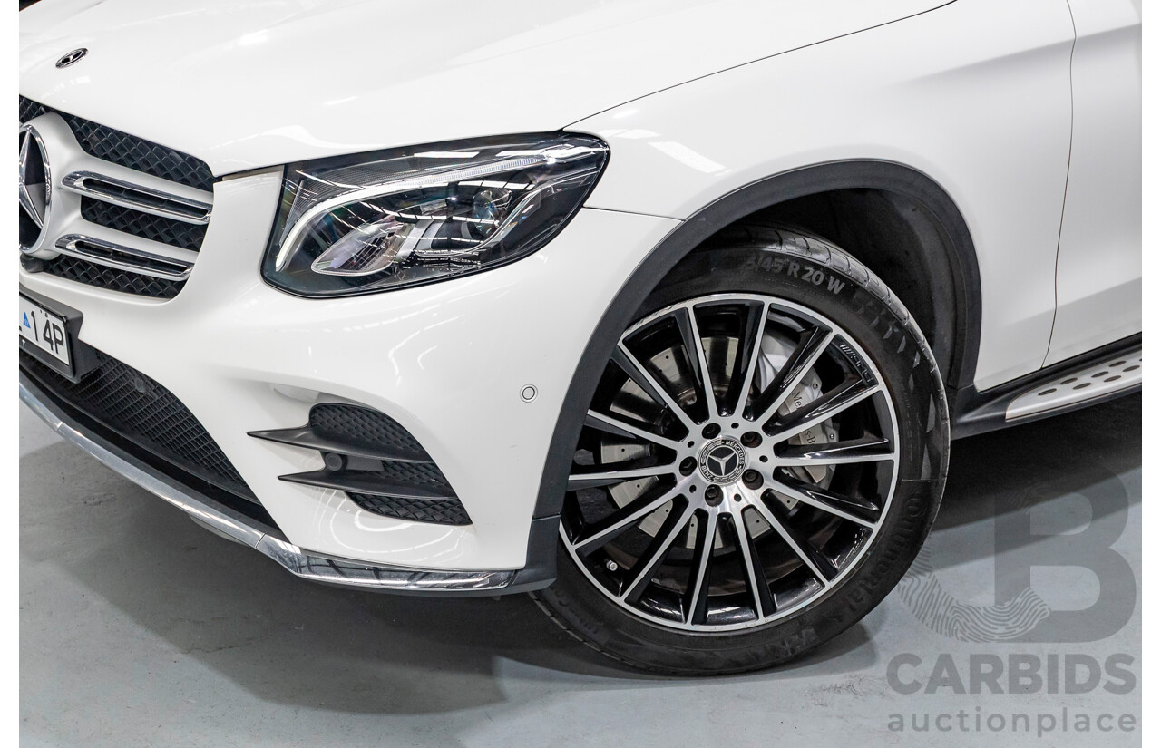 3/2019 Mercedes-Benz GLC 200 AMG Line (AWD) X253 MY19.5 4d Wagon Solid Colour Polar White Turbo 2.0L