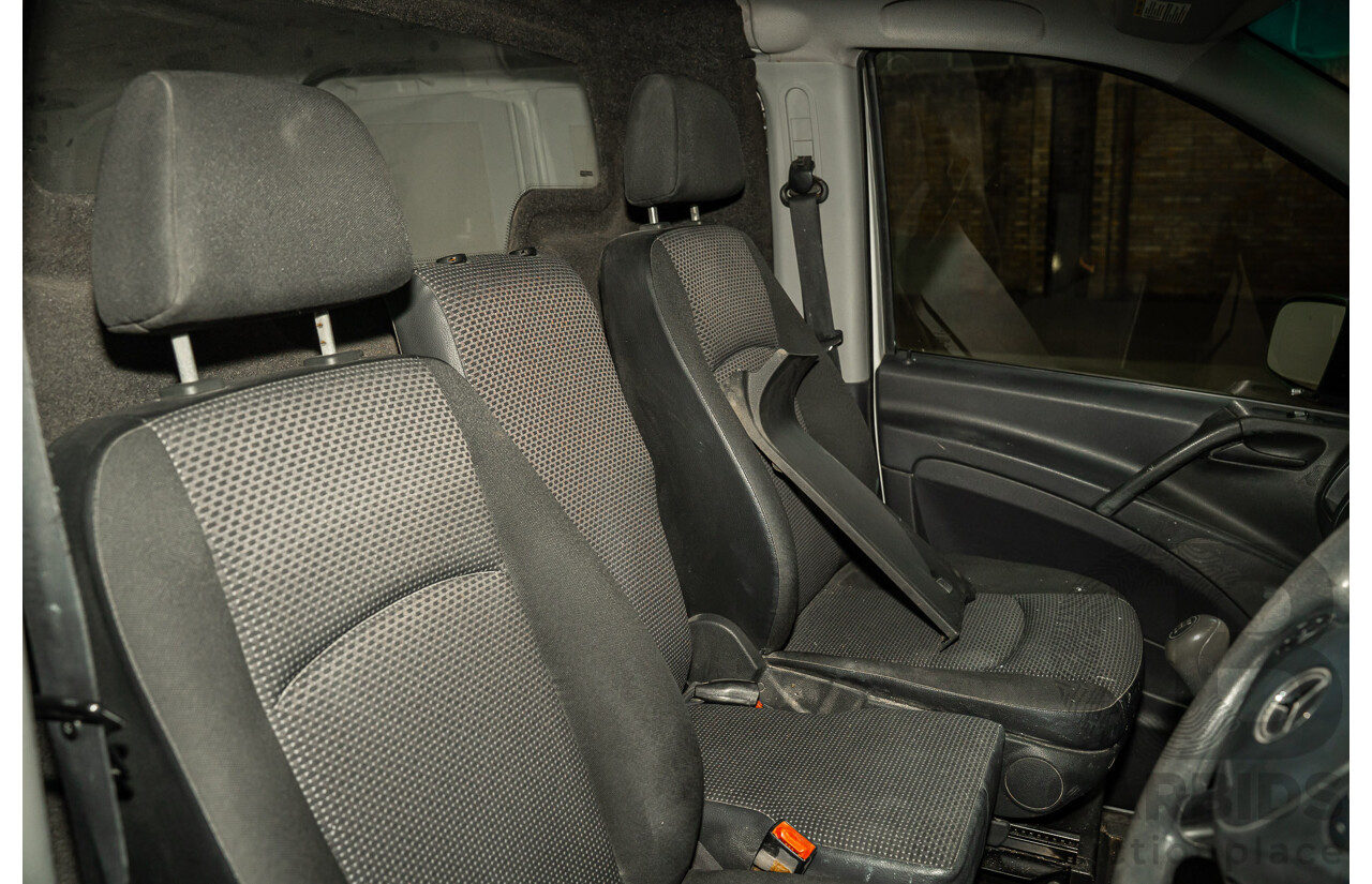 09/2011 Mercedes-Benz Vito 113CDI SWB MY11 4d Van White Turbo Diesel 2.1L
