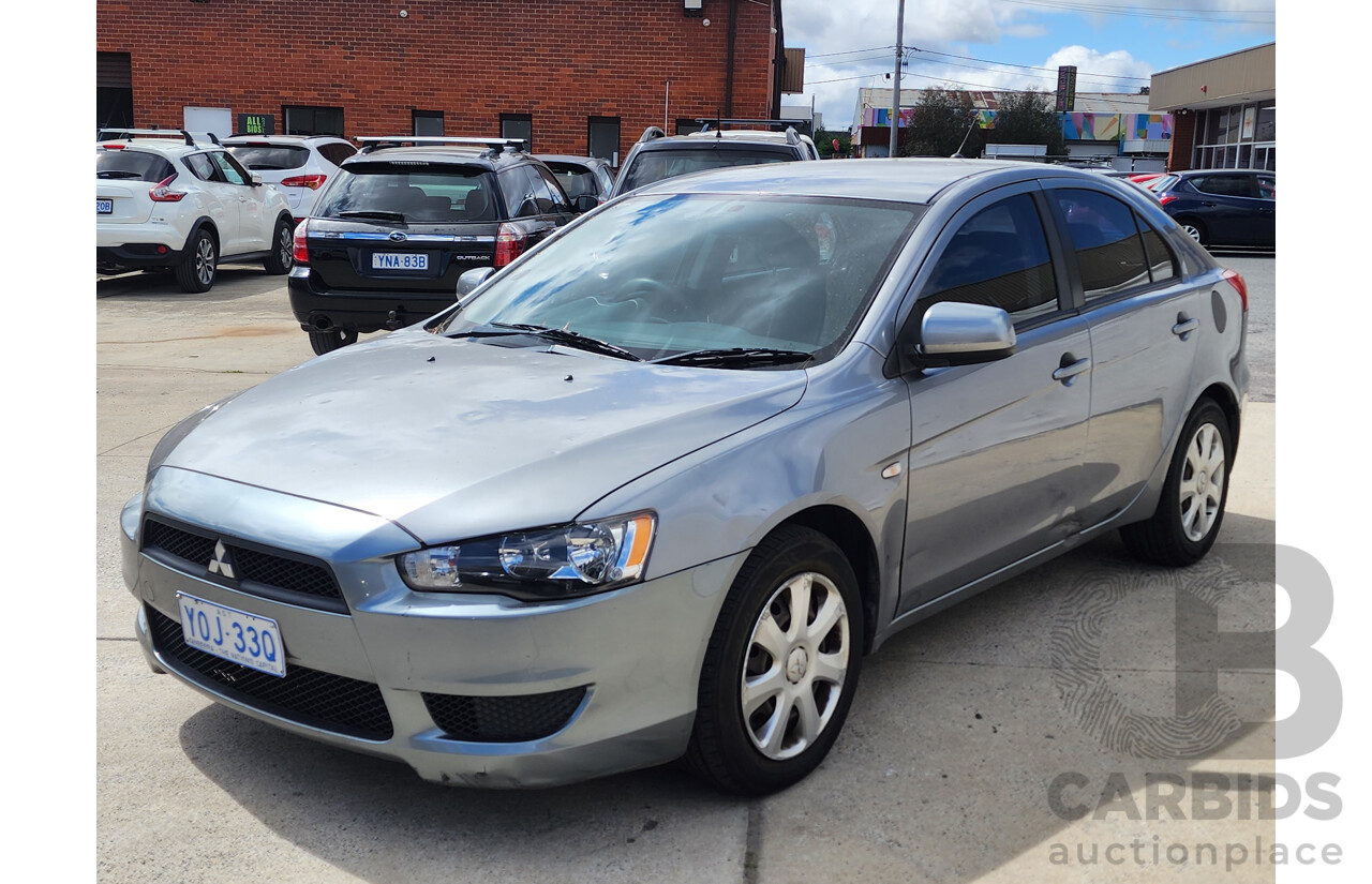 06/2013 Mitsubishi Lancer ES Sportback CJ MY14 5d Hatchback Grey 2.0L
