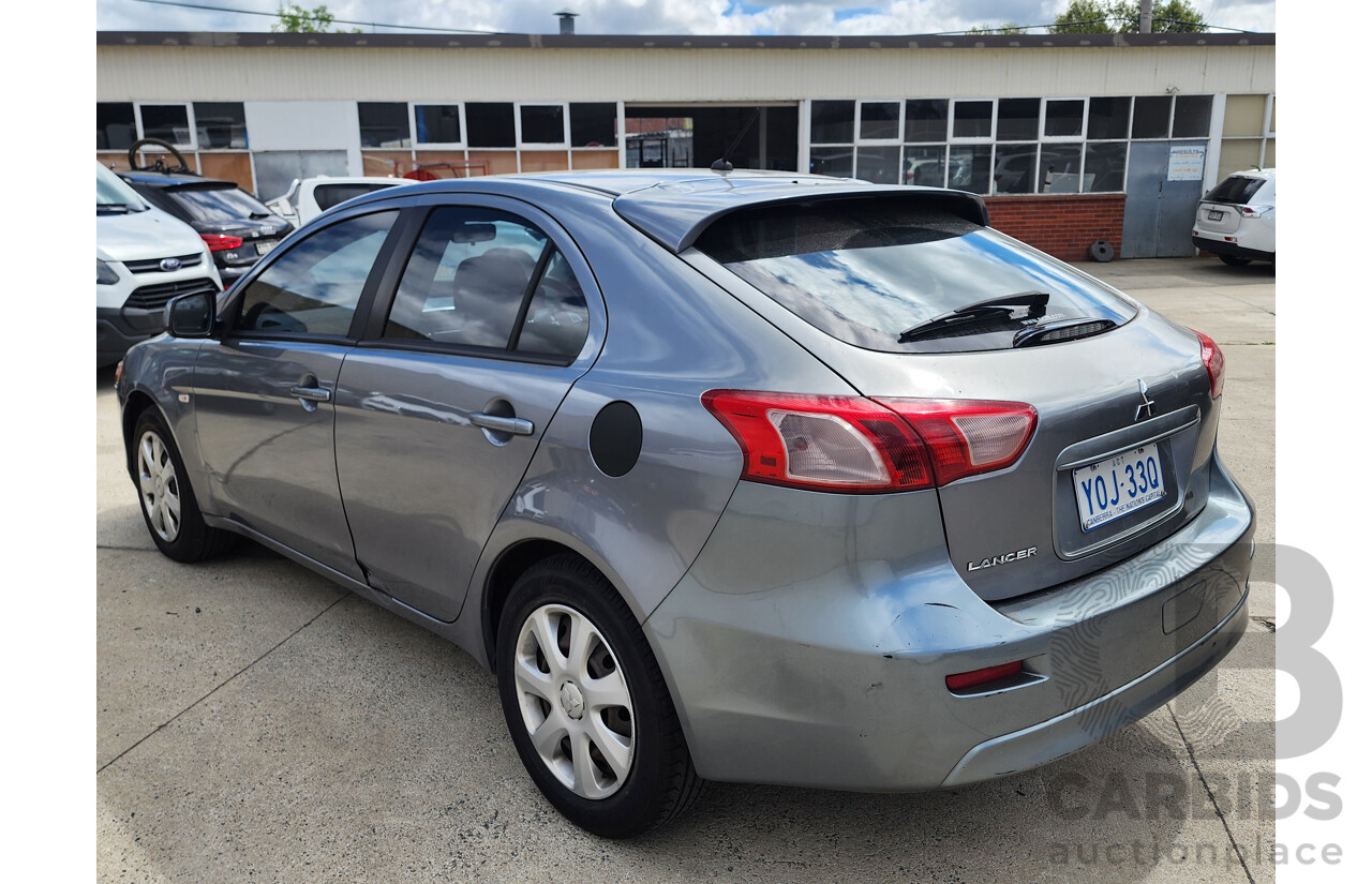 06/2013 Mitsubishi Lancer ES Sportback CJ MY14 5d Hatchback Grey 2.0L