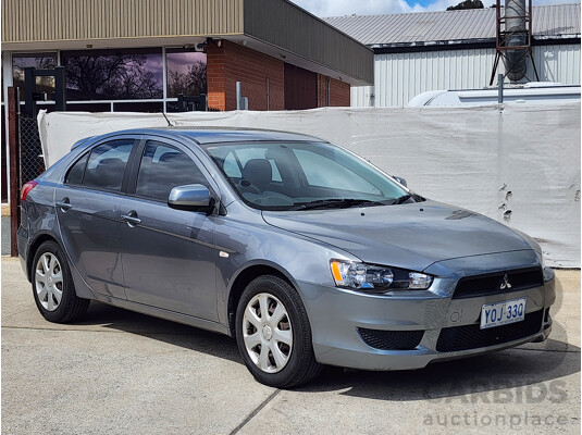 06/2013 Mitsubishi Lancer ES Sportback CJ MY14 5d Hatchback Grey 2.0L
