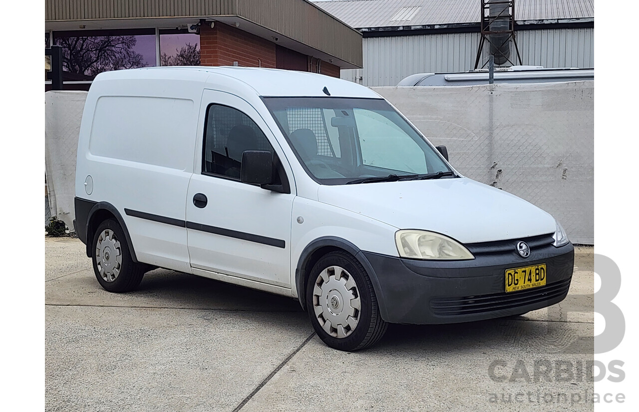 08/2006 Holden Combo XC MY06 Van White 1.4L