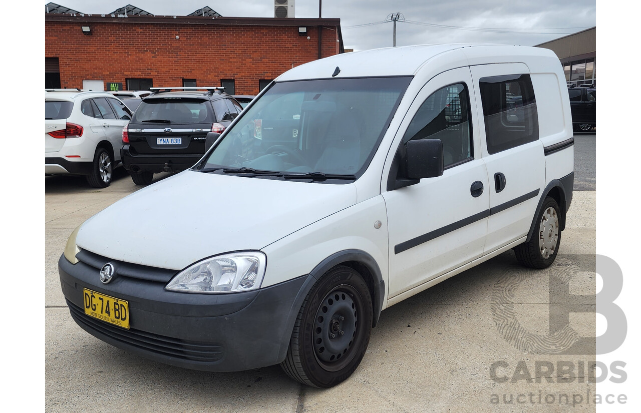 08/2006 Holden Combo XC MY06 Van White 1.4L