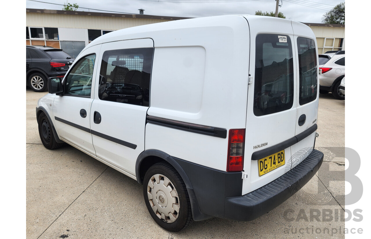 08/2006 Holden Combo XC MY06 Van White 1.4L