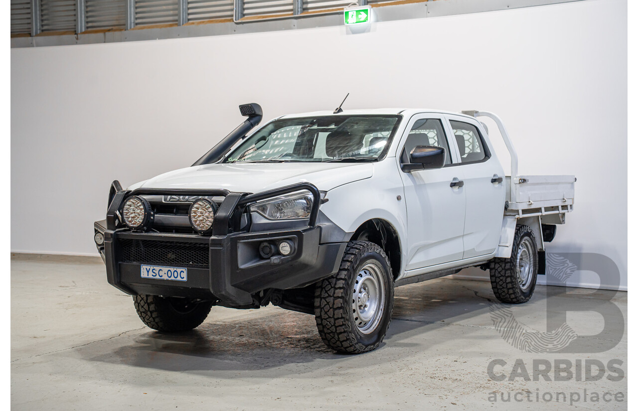 03/2022 Isuzu D-Max SX (4x4) RG MY22 Crew C/Chas White 3.0L