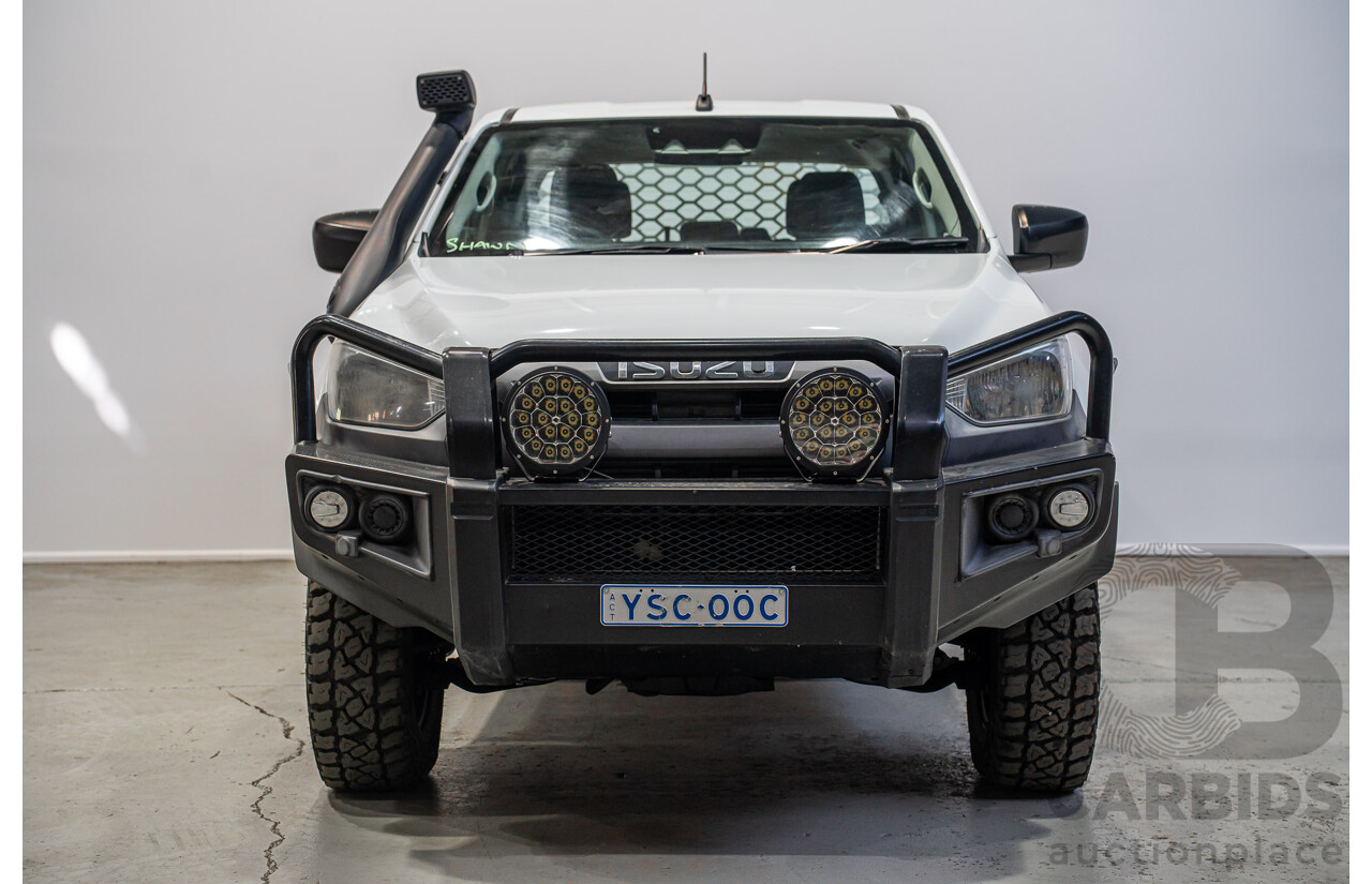 03/2022 Isuzu D-Max SX (4x4) RG MY22 Crew C/Chas White 3.0L