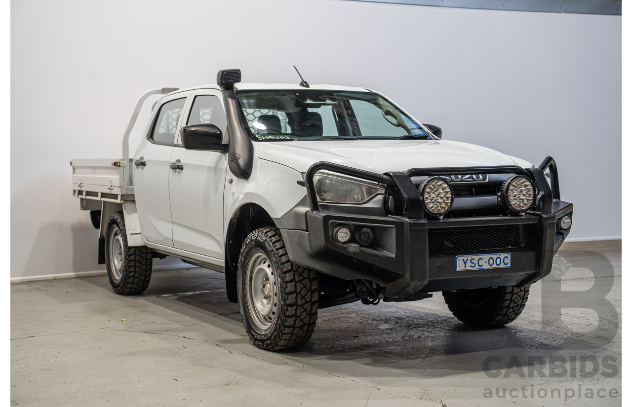 03/2022 Isuzu D-Max SX (4x4) RG MY22 Crew C/Chas White 3.0L