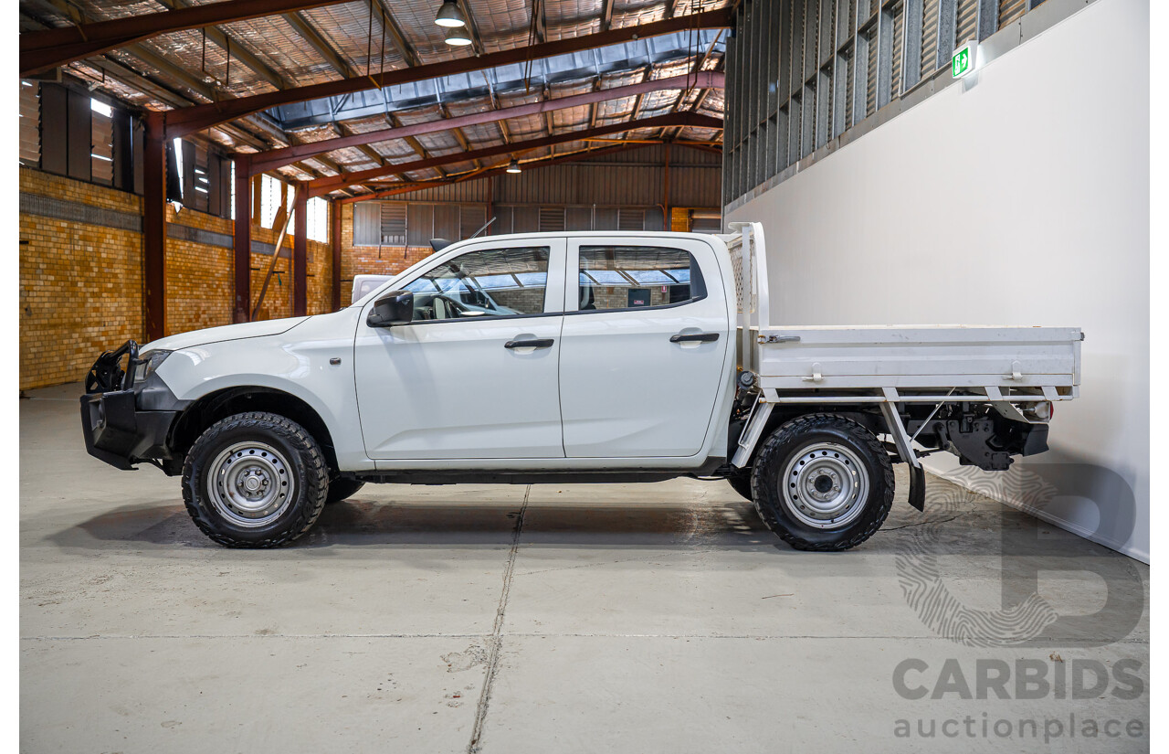 03/2022 Isuzu D-Max SX (4x4) RG MY22 Crew C/Chas White 3.0L