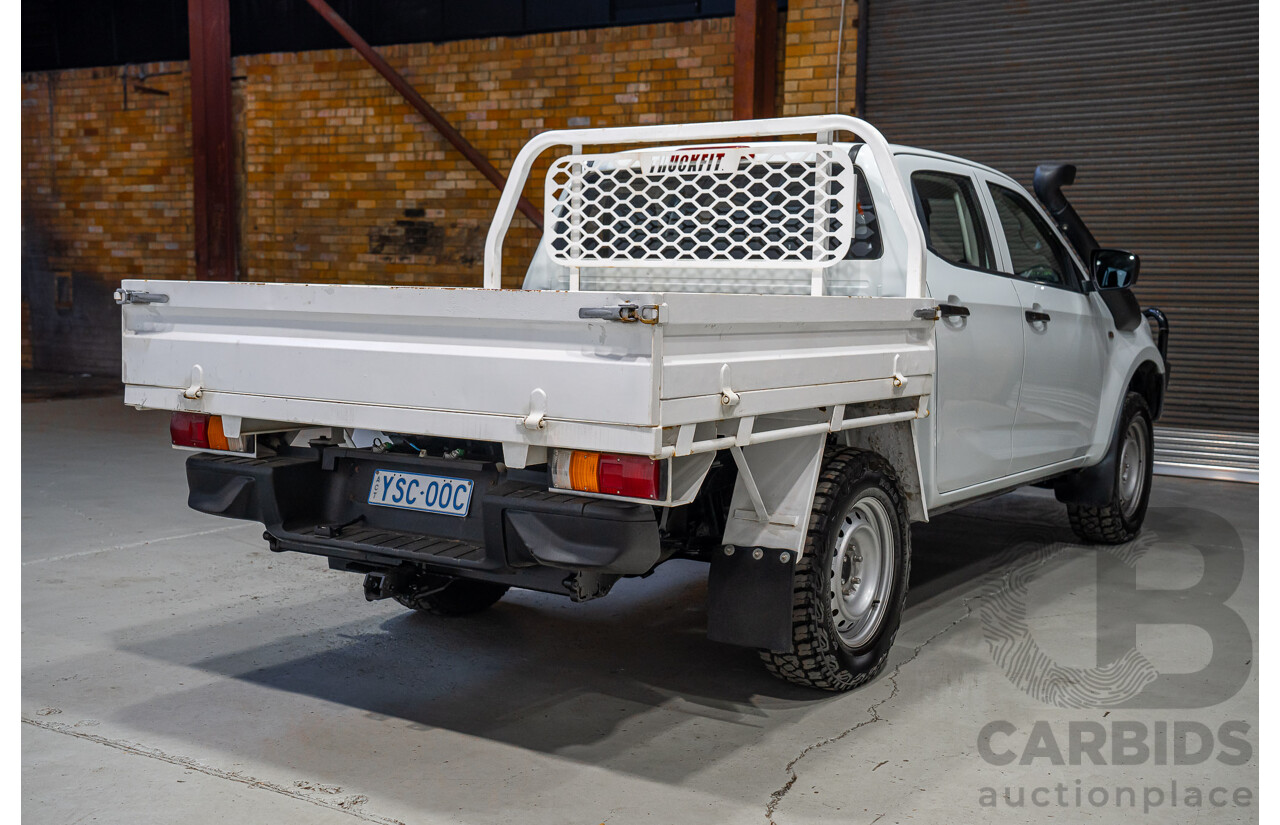 03/2022 Isuzu D-Max SX (4x4) RG MY22 Crew C/Chas White 3.0L