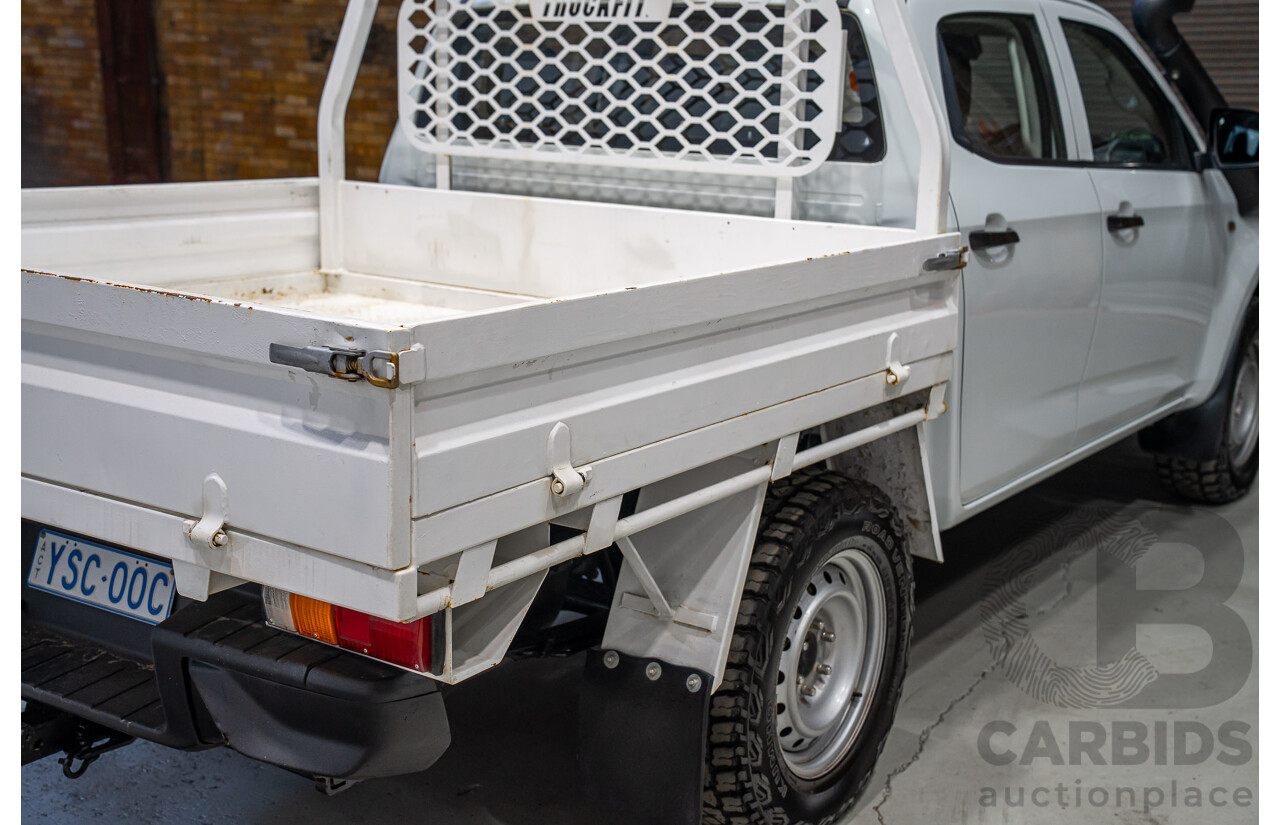 03/2022 Isuzu D-Max SX (4x4) RG MY22 Crew C/Chas White 3.0L