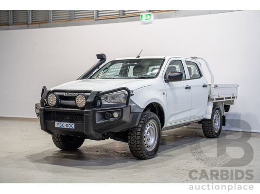03/2022 Isuzu D-Max SX (4x4) RG MY22 Crew C/Chas White 3.0L