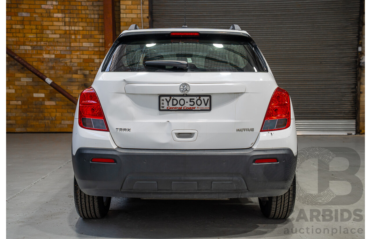 04/2015 Holden Trax LS Active TJ MY15 4d Wagon White 1.8L