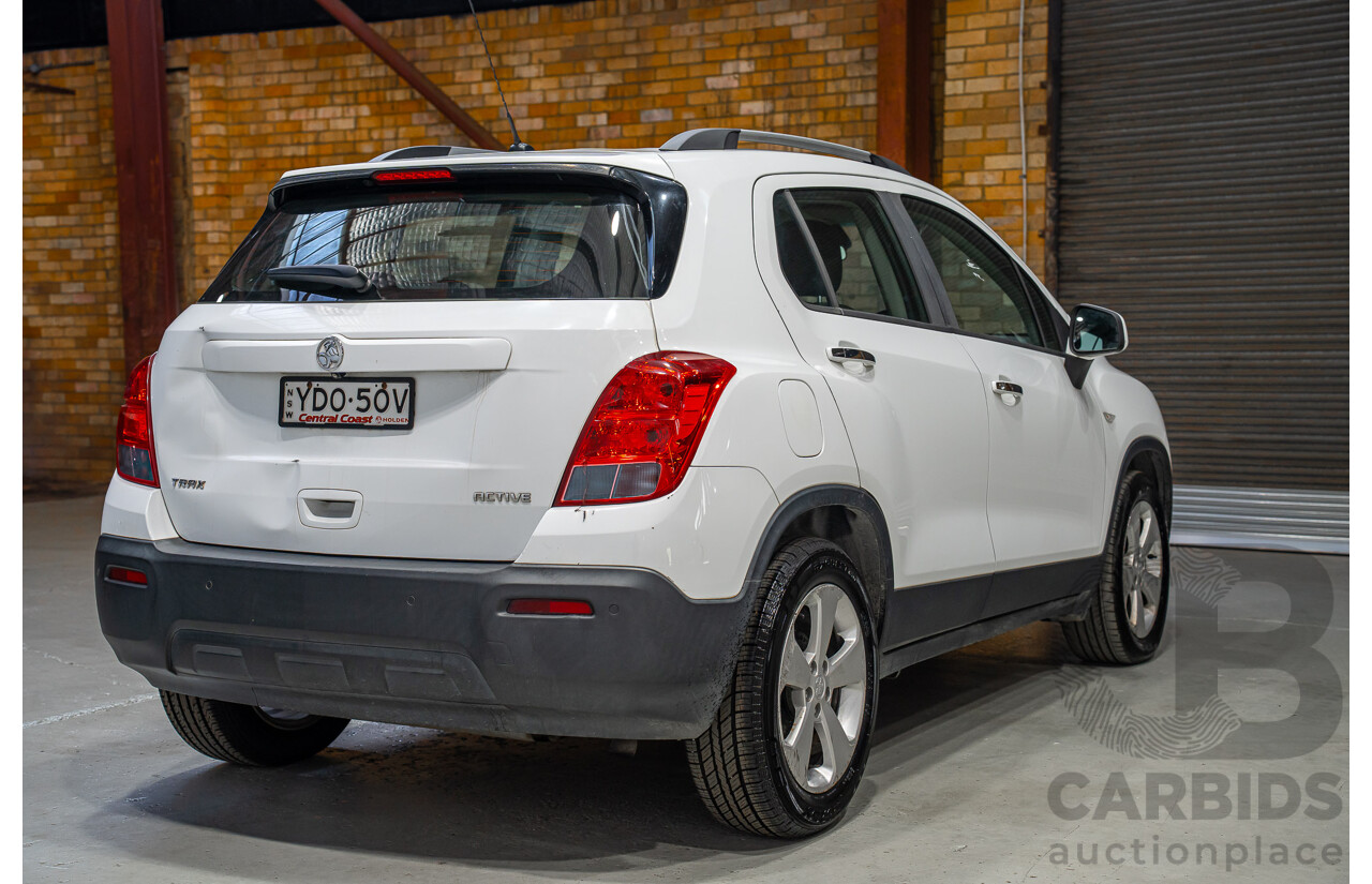 04/2015 Holden Trax LS Active TJ MY15 4d Wagon White 1.8L