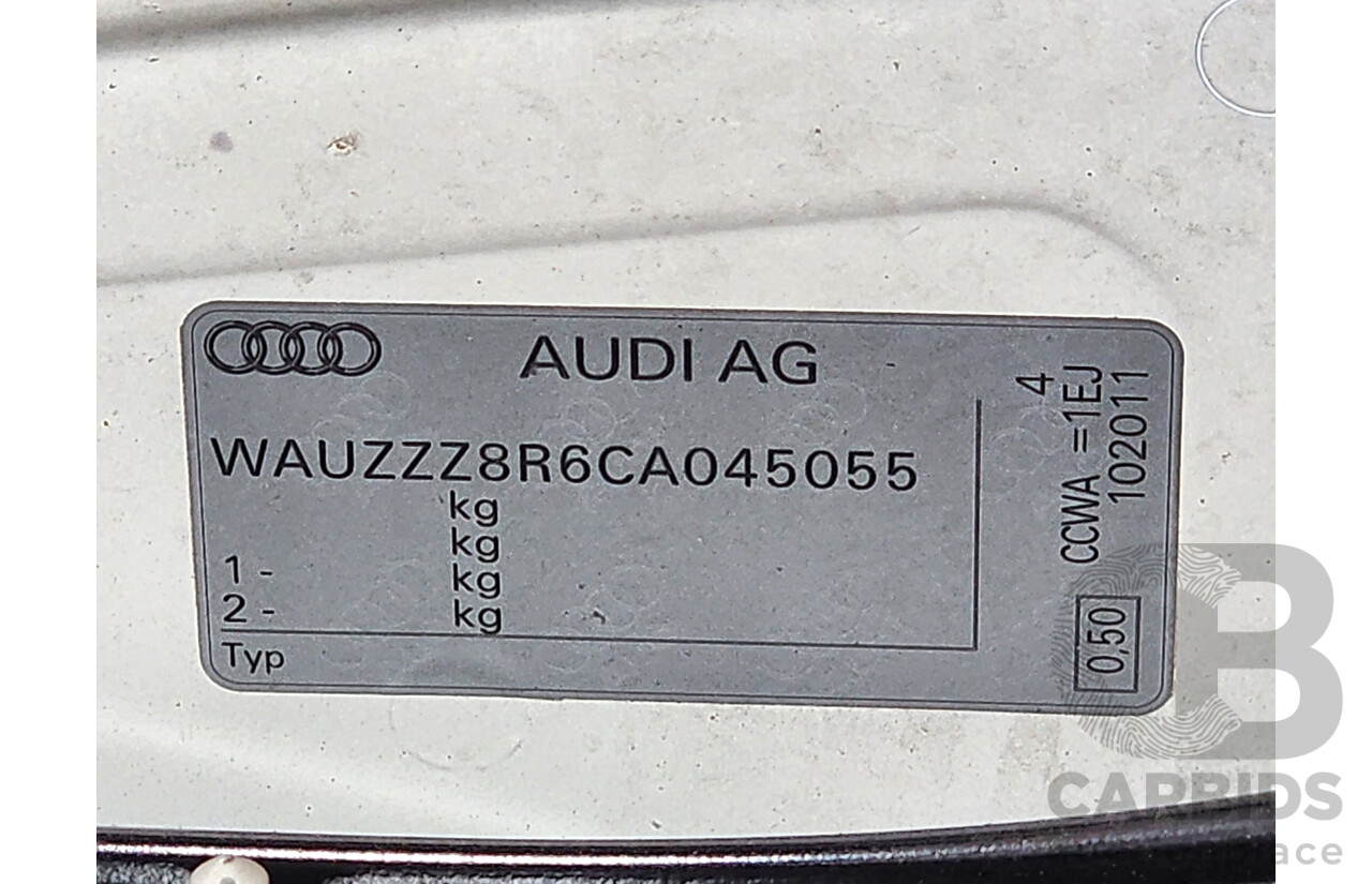 01/2012 Audi Q5 3.0 TDI Quattro 8R MY12 4d Wagon White 3.0L