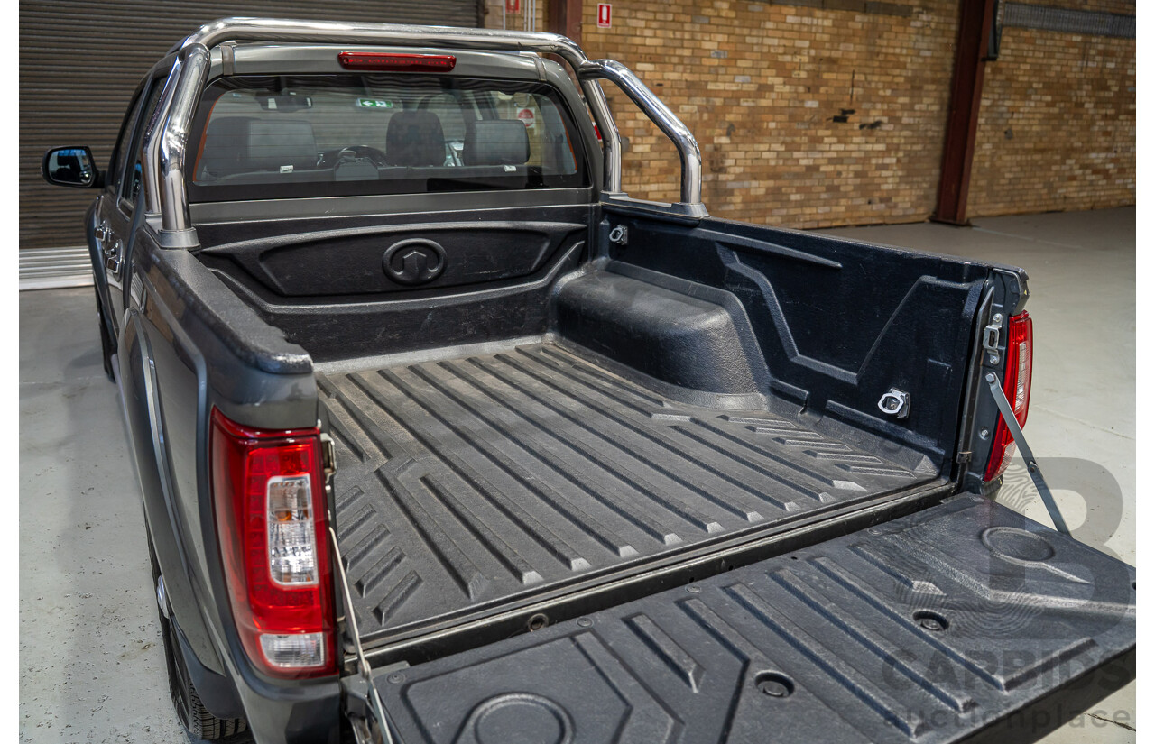 02/2020 Great Wall Steed NBP Dual Cab Utility Grey Turbo Diesel 2.0L