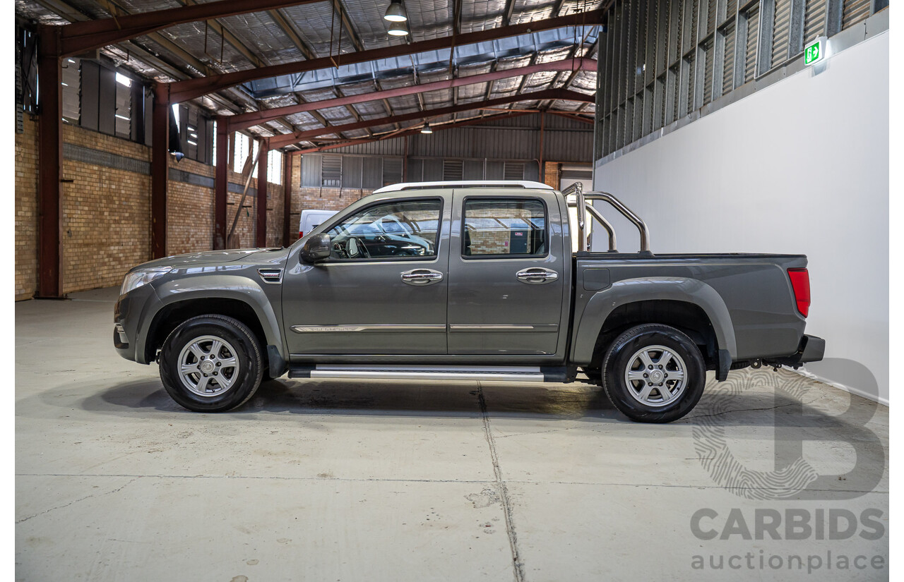 02/2020 Great Wall Steed NBP Dual Cab Utility Grey Turbo Diesel 2.0L