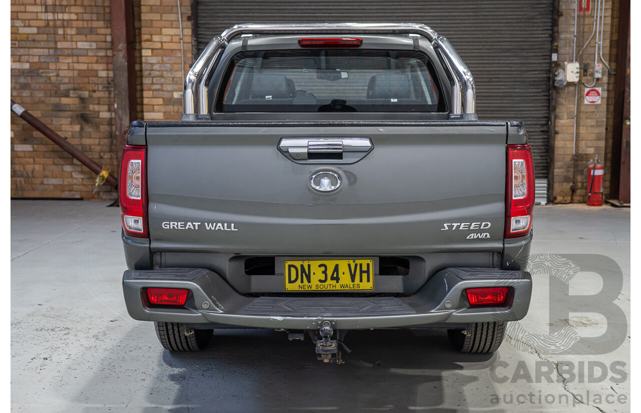02/2020 Great Wall Steed NBP Dual Cab Utility Grey Turbo Diesel 2.0L