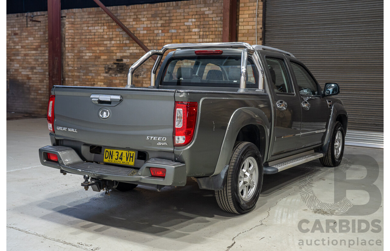 02/2020 Great Wall Steed NBP Dual Cab Utility Grey Turbo Diesel 2.0L