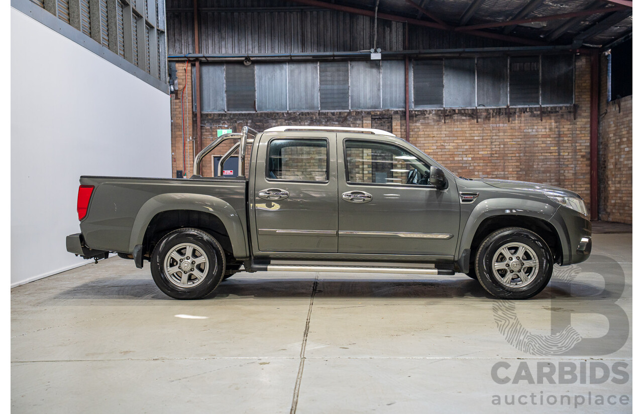 02/2020 Great Wall Steed NBP Dual Cab Utility Grey Turbo Diesel 2.0L