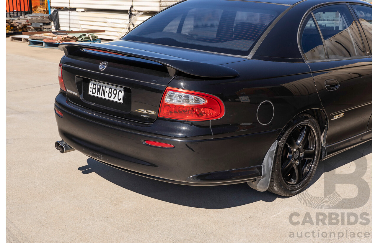 2/2002 Holden Commodore SS VXII 4d Sedan Phantom Black Metallic V8 5.7L