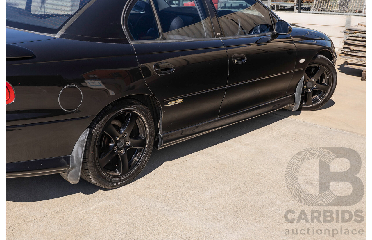2/2002 Holden Commodore SS VXII 4d Sedan Phantom Black Metallic V8 5.7L