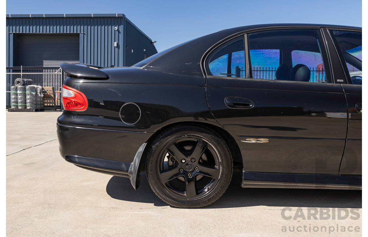 2/2002 Holden Commodore SS VXII 4d Sedan Phantom Black Metallic V8 5.7L