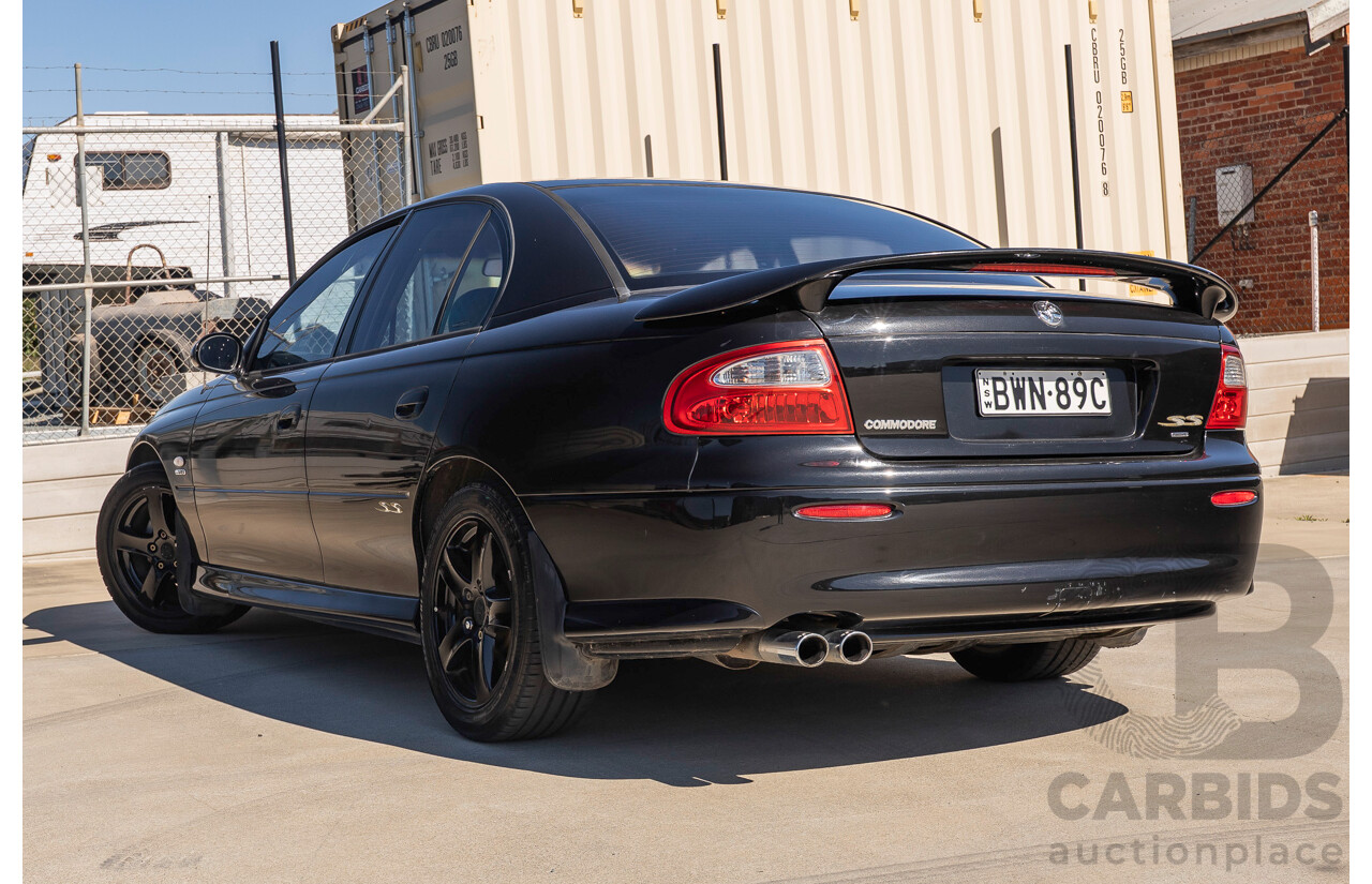 2/2002 Holden Commodore SS VXII 4d Sedan Phantom Black Metallic V8 5.7L