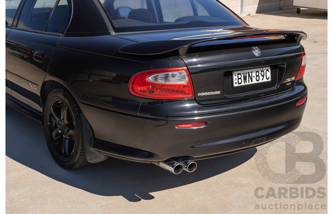 2/2002 Holden Commodore SS VXII 4d Sedan Phantom Black Metallic V8 5.7L