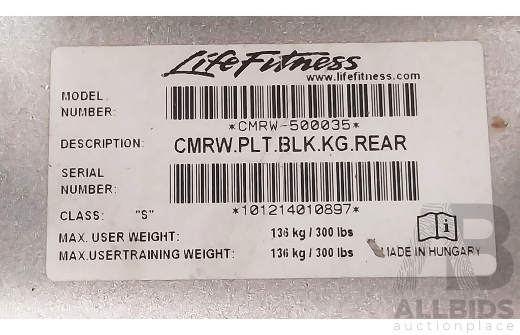 Life Fitness CMRW Cable Row Machine