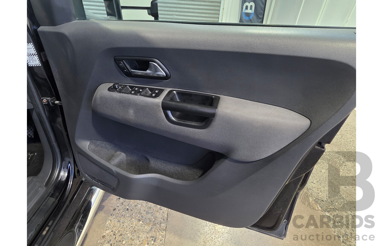 07/2012 Volkswagen Amarok TDI400 HIGHLINE (4x4) 2H MY12 Dual Cab Utility Black 2.0L