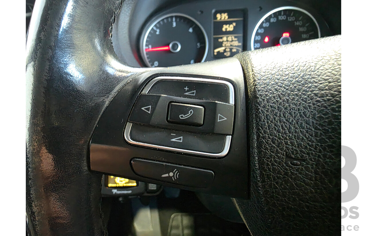 07/2012 Volkswagen Amarok TDI400 HIGHLINE (4x4) 2H MY12 Dual Cab Utility Black 2.0L