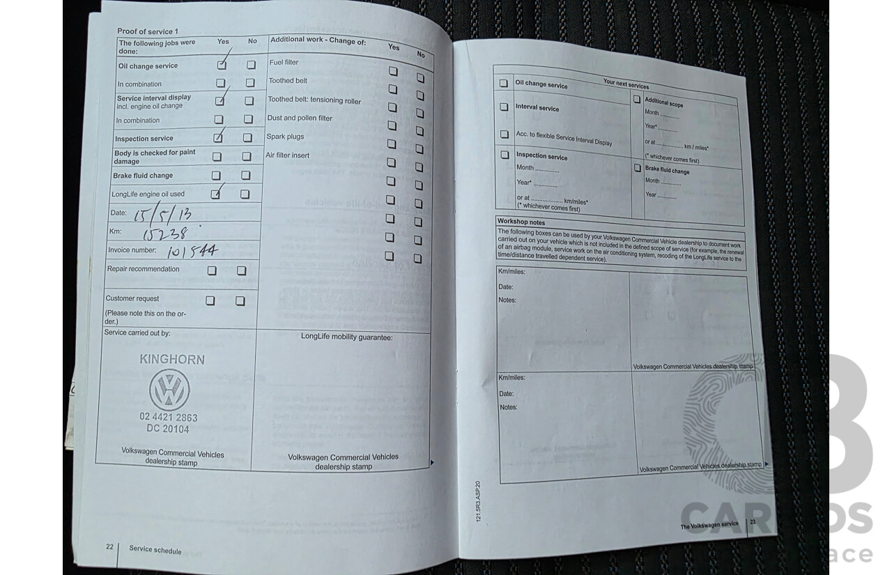 07/2012 Volkswagen Amarok TDI400 HIGHLINE (4x4) 2H MY12 Dual Cab Utility Black 2.0L