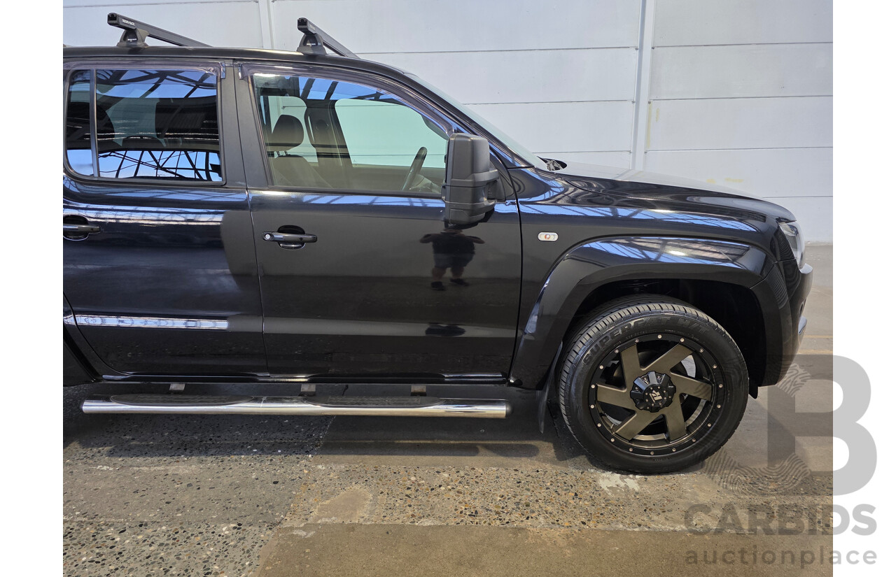 07/2012 Volkswagen Amarok TDI400 HIGHLINE (4x4) 2H MY12 Dual Cab Utility Black 2.0L