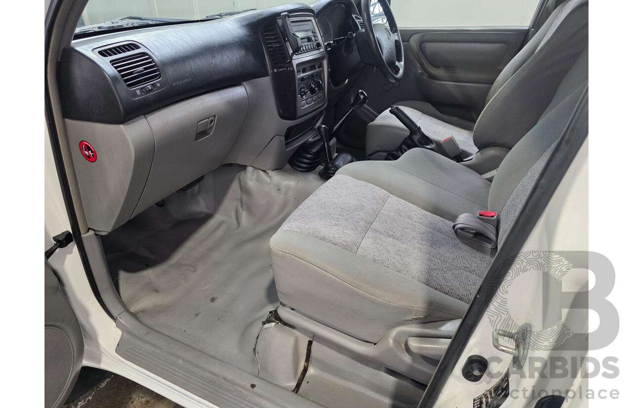 10/2006 Toyota Landcruiser (4x4) HZJ105R UPGRADE 4d Wagon White 4.2L