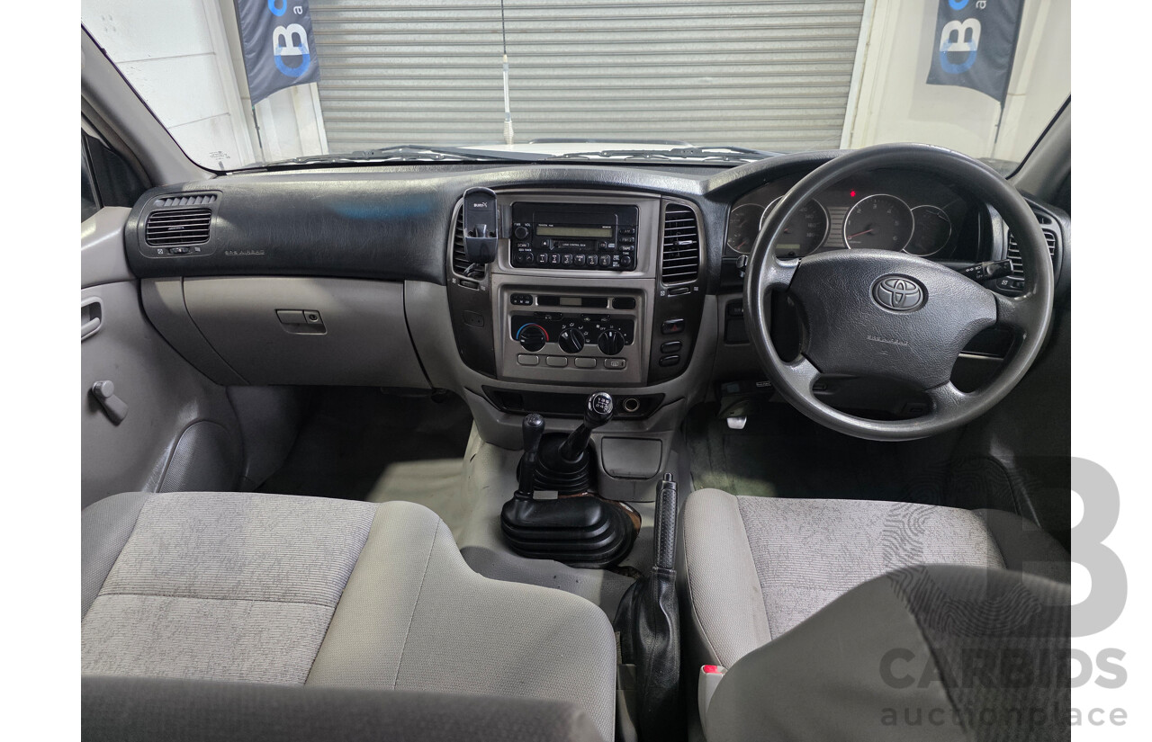 10/2006 Toyota Landcruiser (4x4) HZJ105R UPGRADE 4d Wagon White 4.2L