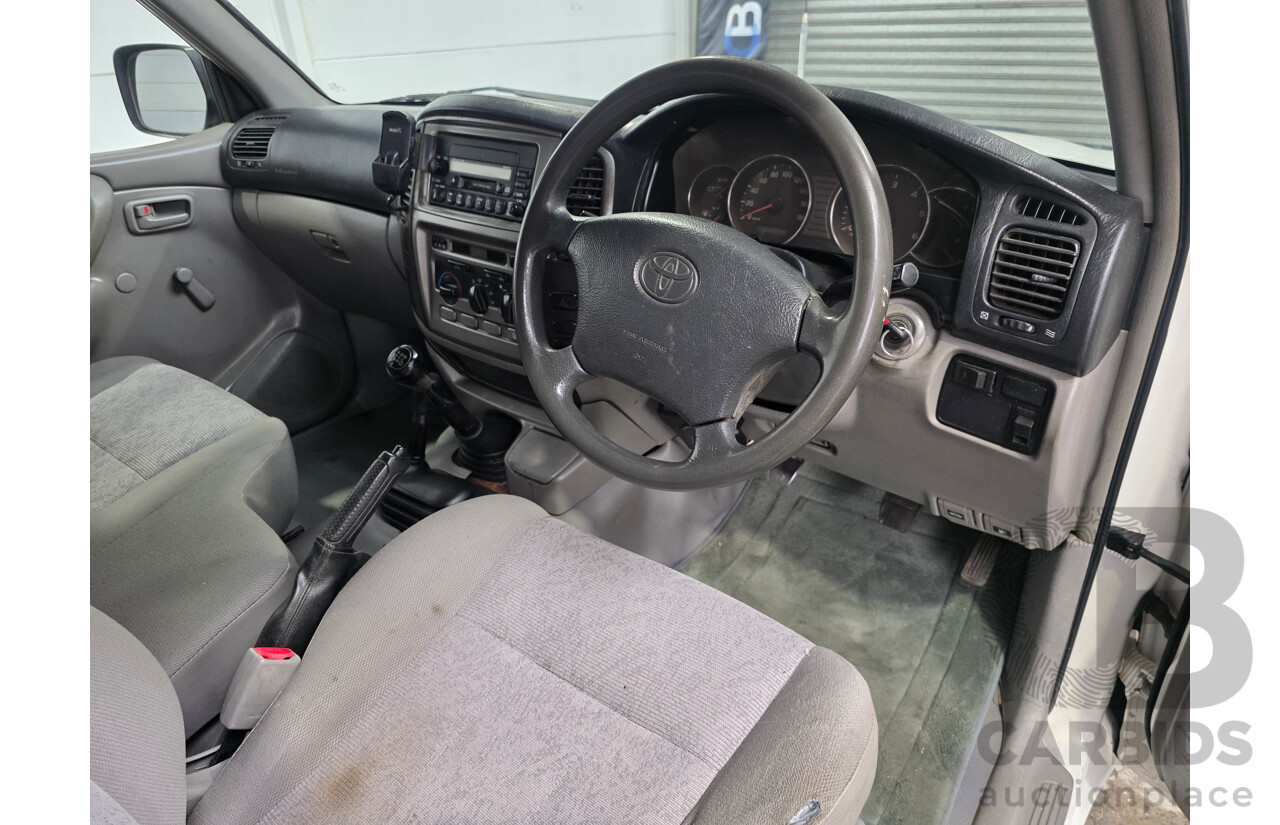 10/2006 Toyota Landcruiser (4x4) HZJ105R UPGRADE 4d Wagon White 4.2L