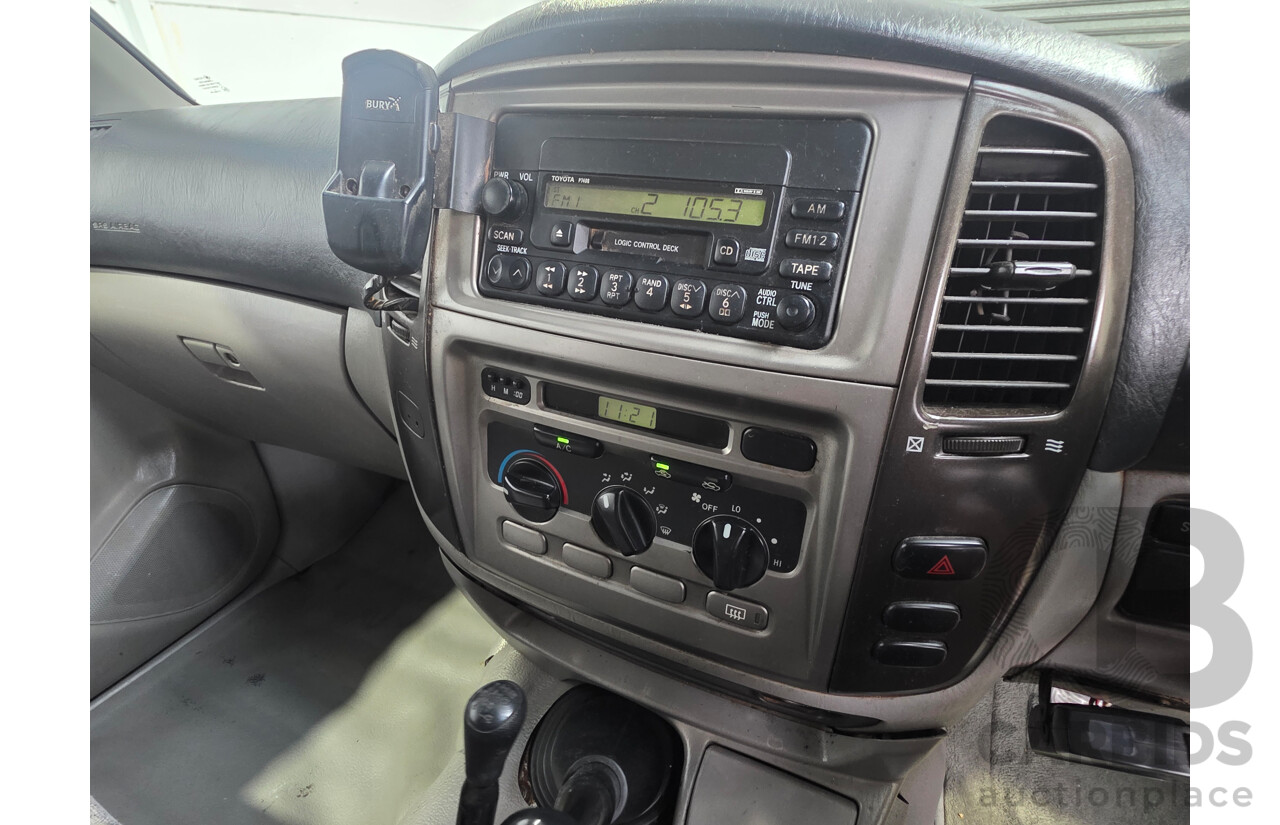 10/2006 Toyota Landcruiser (4x4) HZJ105R UPGRADE 4d Wagon White 4.2L