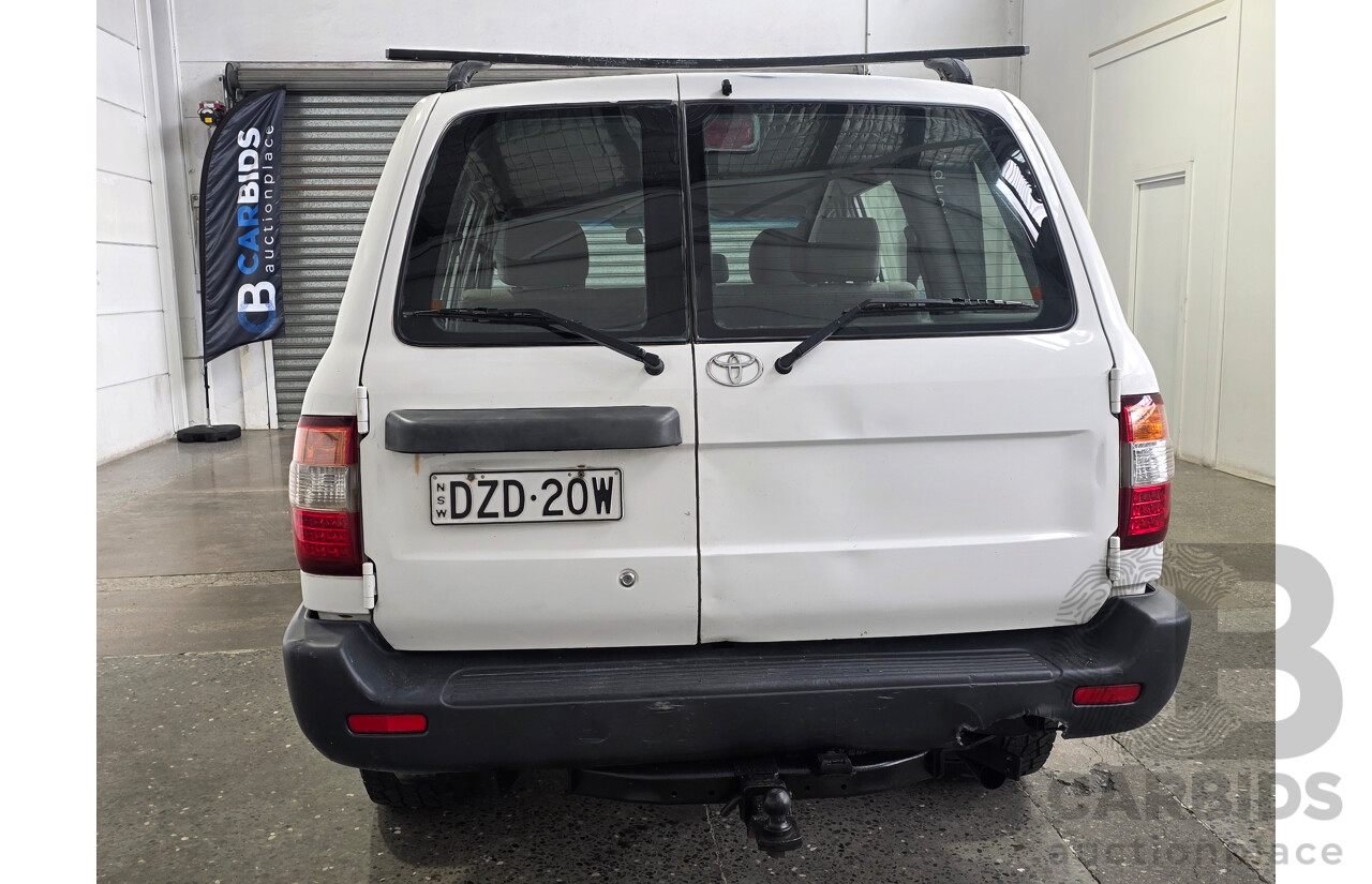 10/2006 Toyota Landcruiser (4x4) HZJ105R UPGRADE 4d Wagon White 4.2L