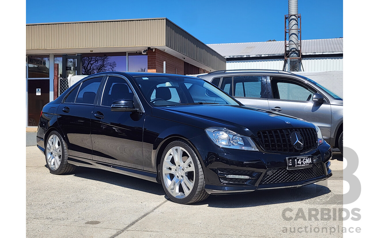 03/2014 Mercedes-Benz C200 W204 MY14 4d Sedan Black 1.8L