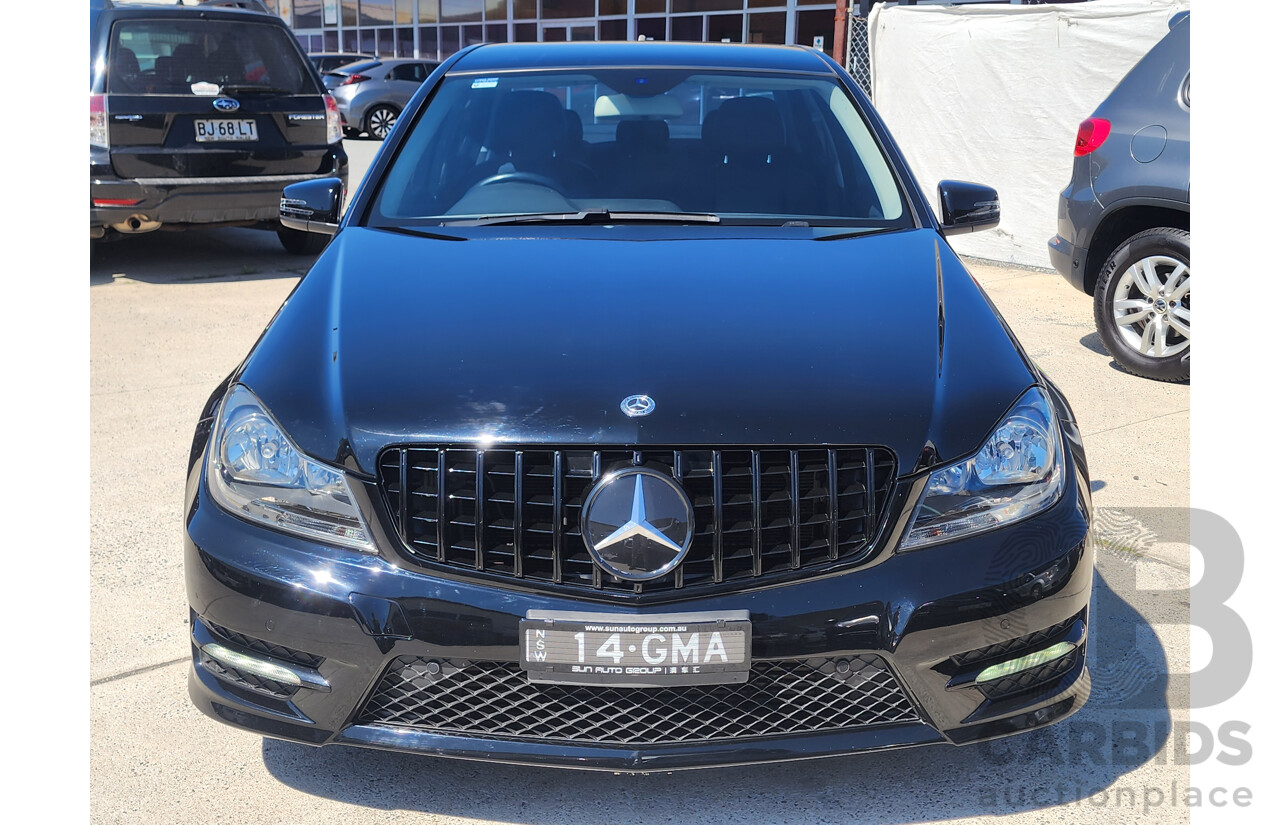 03/2014 Mercedes-Benz C200 W204 MY14 4d Sedan Black 1.8L