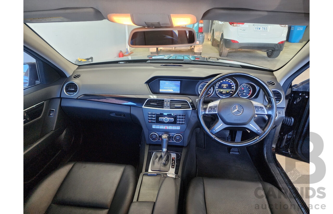 03/2014 Mercedes-Benz C200  W204 MY14 4d Sedan Black 1.8L