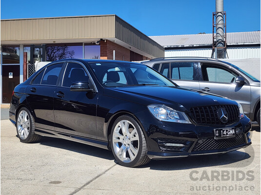 03/2014 Mercedes-Benz C200  W204 MY14 4d Sedan Black 1.8L
