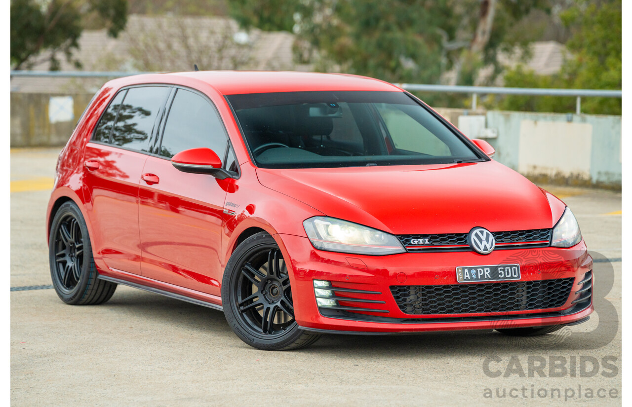 2/2014 Volkswagen Golf GTi AU MY14 5d Hatchback Tornado Red Turbo 2.0L - Stage 3 APR