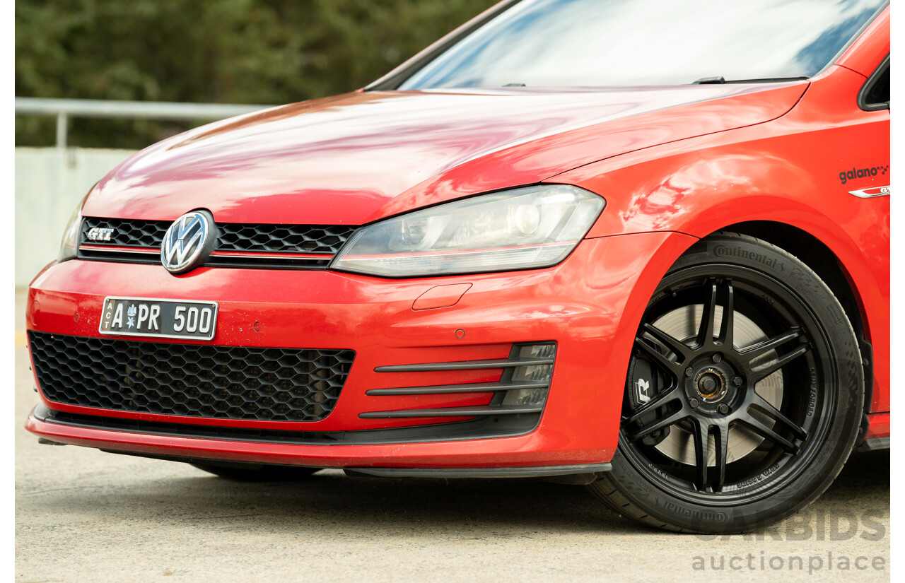 2/2014 Volkswagen Golf GTi AU MY14 5d Hatchback Tornado Red Turbo 2.0L - Stage 3 APR