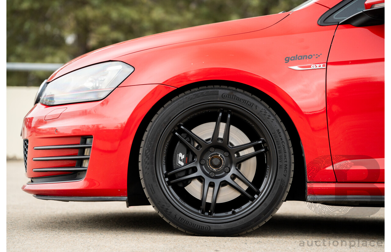2/2014 Volkswagen Golf GTi AU MY14 5d Hatchback Tornado Red Turbo 2.0L - Stage 3 APR