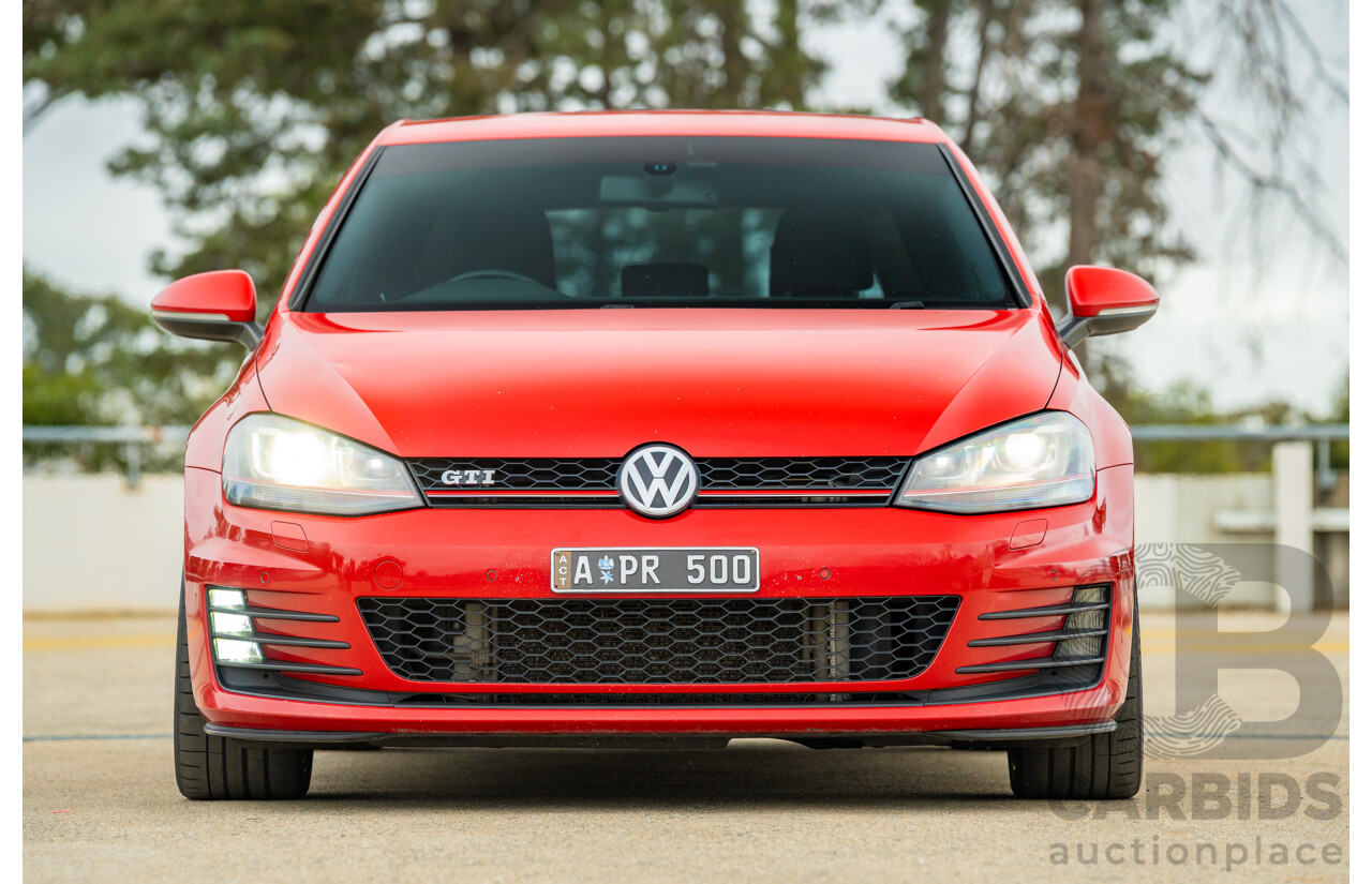 2/2014 Volkswagen Golf GTi AU MY14 5d Hatchback Tornado Red Turbo 2.0L - Stage 3 APR