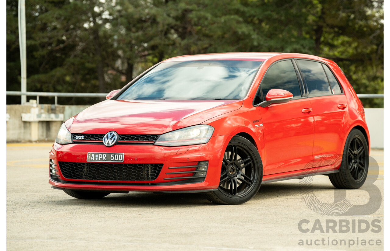 2/2014 Volkswagen Golf GTi AU MY14 5d Hatchback Tornado Red Turbo 2.0L - Stage 3 APR