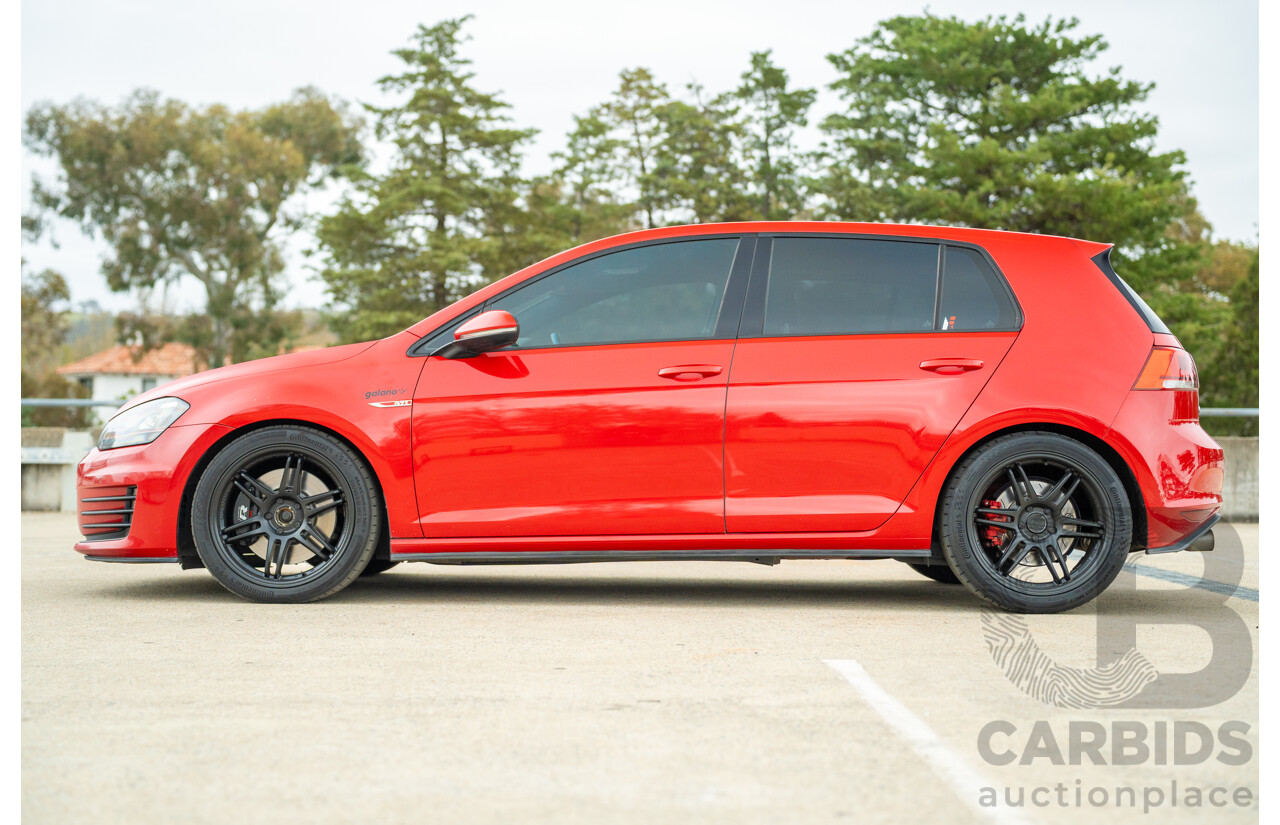 2/2014 Volkswagen Golf GTi AU MY14 5d Hatchback Tornado Red Turbo 2.0L - Stage 3 APR