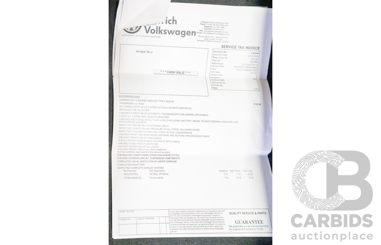 2/2014 Volkswagen Golf GTi AU MY14 5d Hatchback Tornado Red Turbo 2.0L - Stage 3 APR